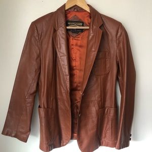 🌷Trail Master- Women’s Leather Blazer- Size 14